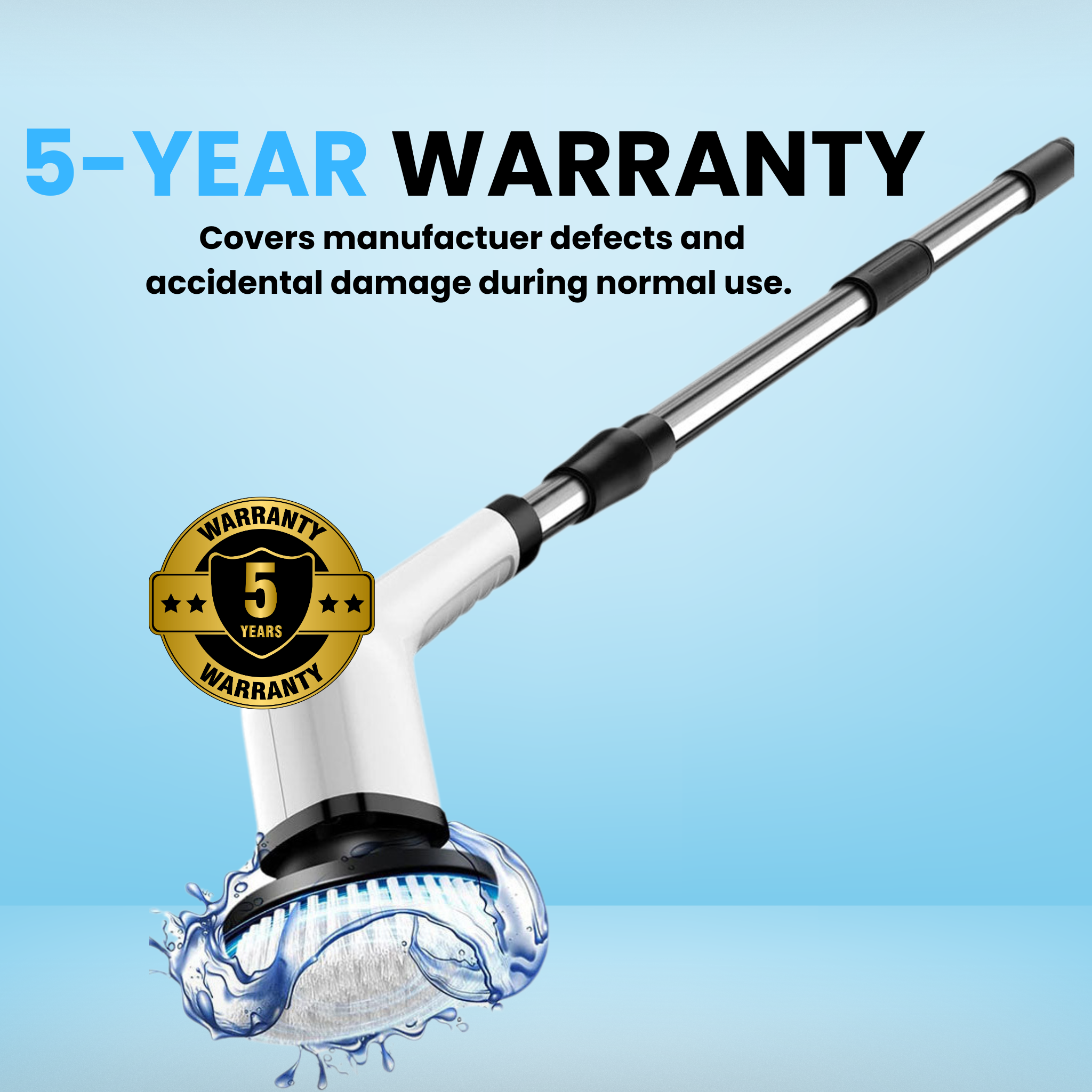 CleanSpin 5-Year Warranty